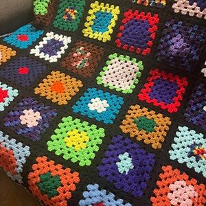 Crochet Granny Square Blanket